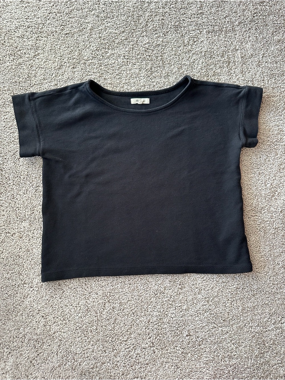 Madewell Women’s size small black 100% Cotton shirt
